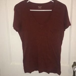 Madewell Whisper Cotton V Neck T-shirt